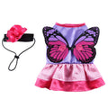Cute Butterfly Fairy Skirt (Wings Detachable)-Pet Supplies Dog Clothes Christmas Dress Halloween Pet Clothes Funny Cute Butterfly Fairy Skirt (Wings Detachable)