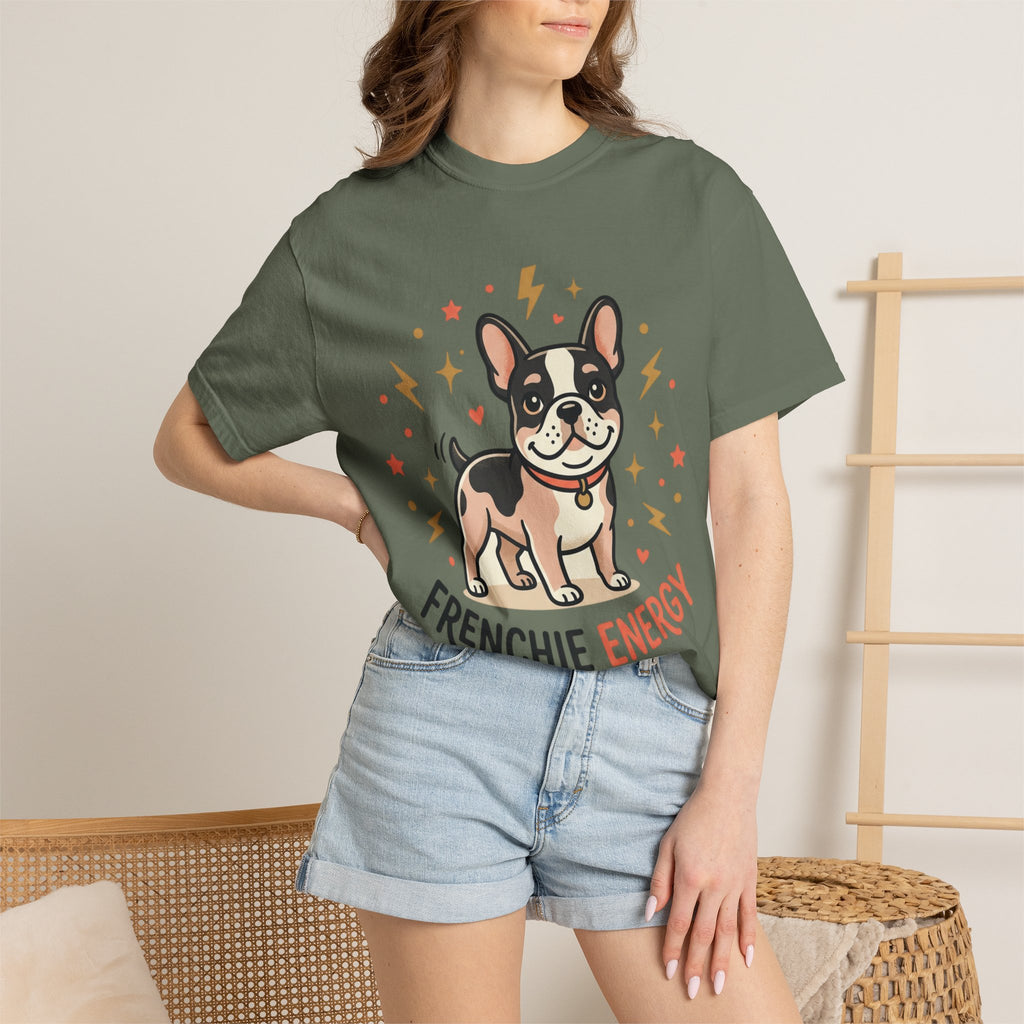 Frenchie Energy T-Shirt — Cute French Bulldog Graphic Tee