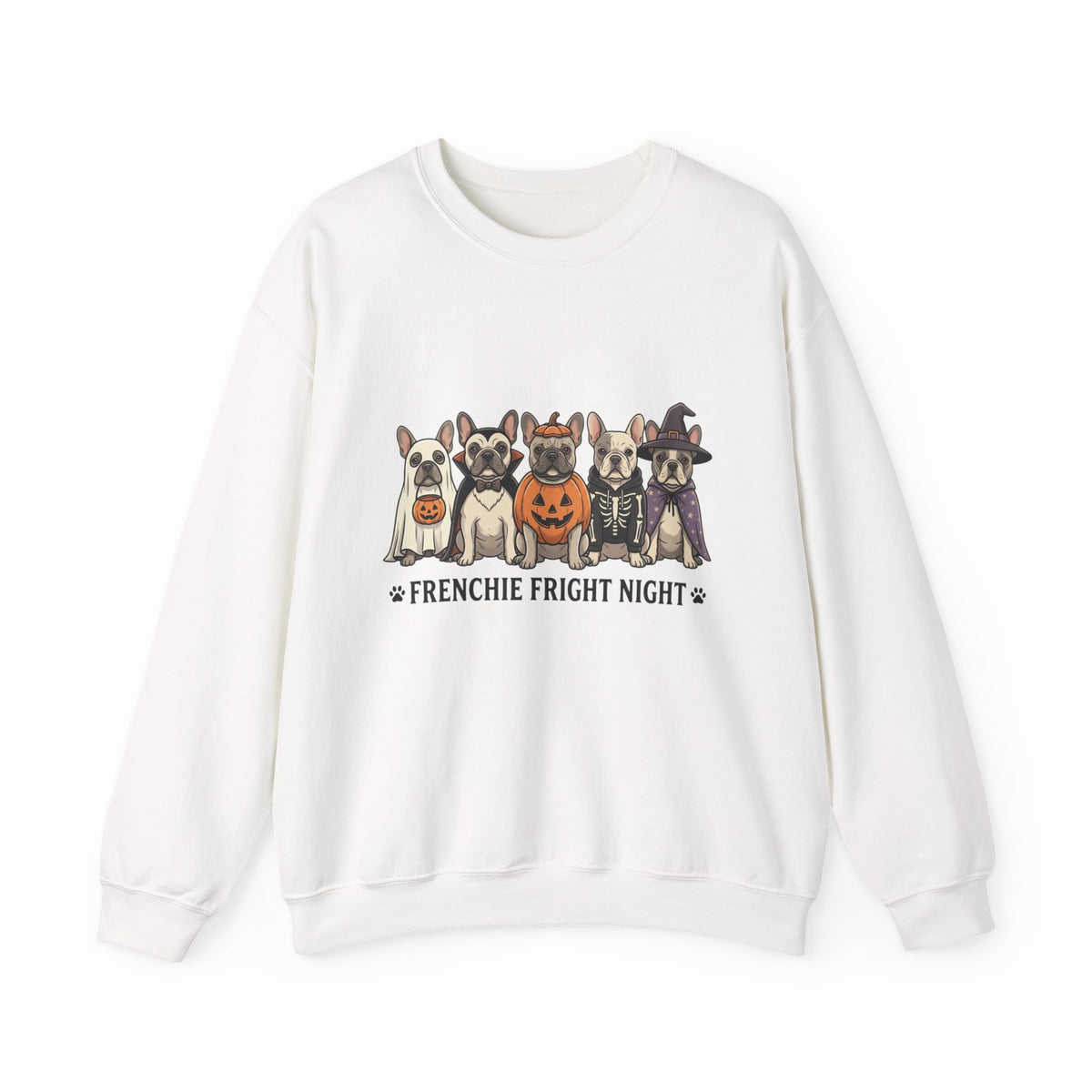 Frenchie Fright Night Sweatshirt | Halloween Dog Costume Crewneck