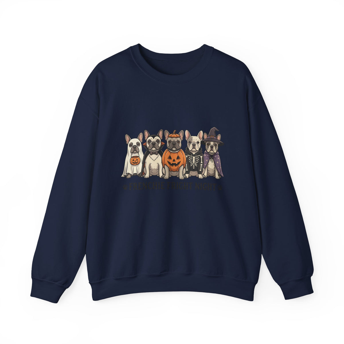 Frenchie Fright Night Sweatshirt | Halloween Dog Costume Crewneck