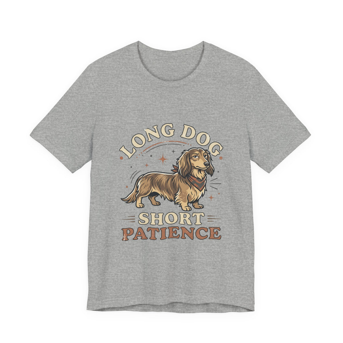 Dachshund 'Long Dog Short Patience' T-Shirt