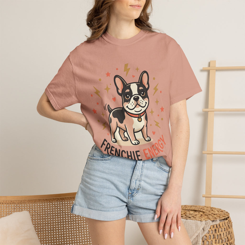 Frenchie Energy T-Shirt — Cute French Bulldog Graphic Tee