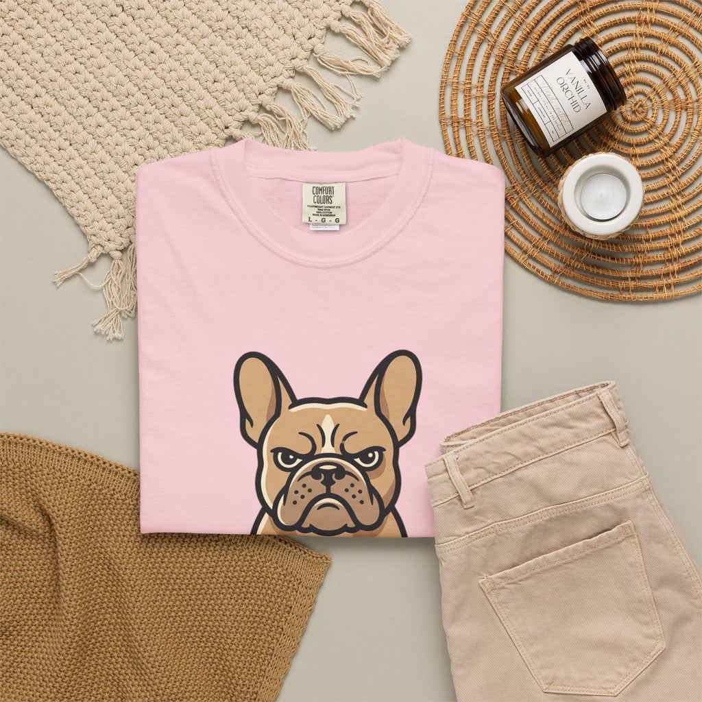 Frenchie Says No T-Shirt — Funny French Bulldog Graphic Tee