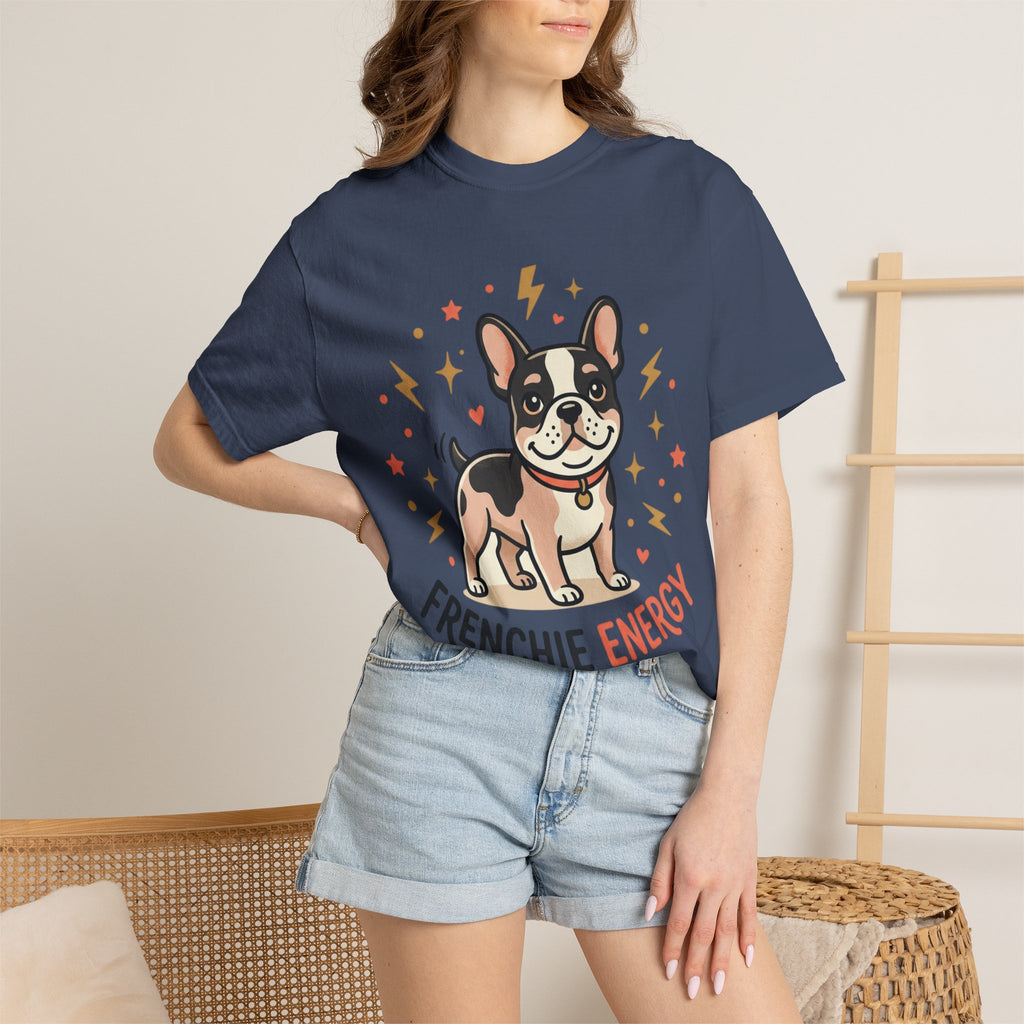 Frenchie Energy T-Shirt — Cute French Bulldog Graphic Tee
