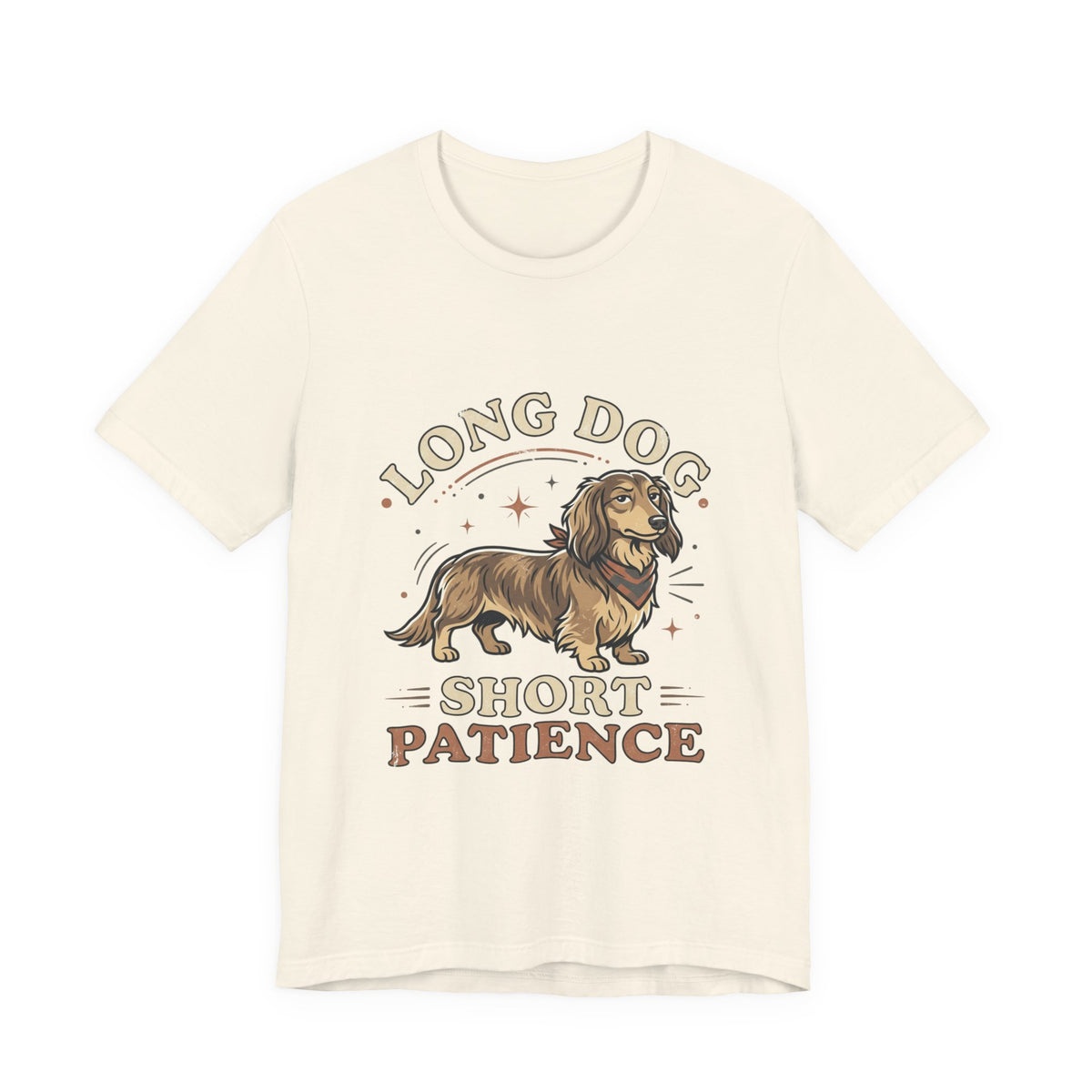 Dachshund 'Long Dog Short Patience' T-Shirt