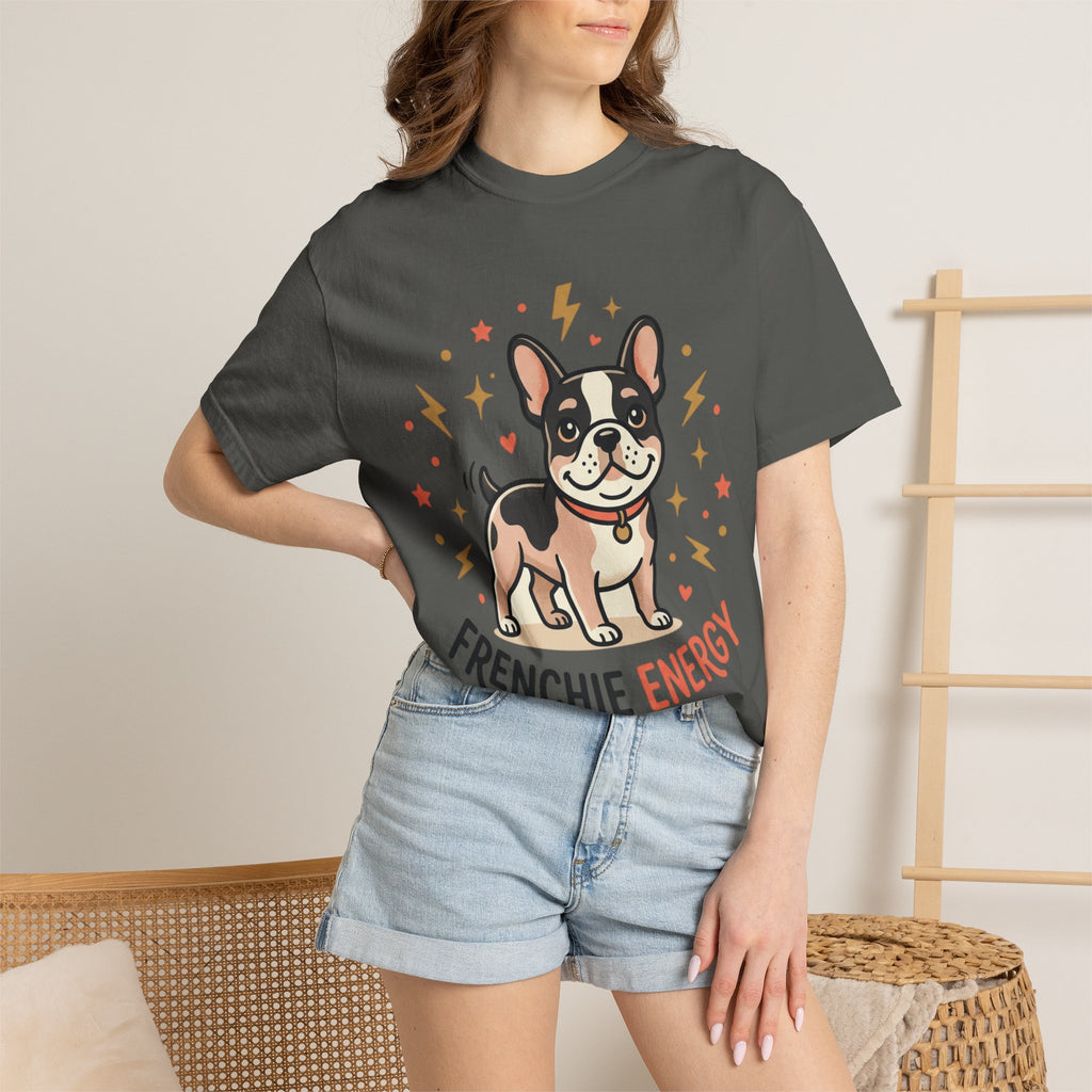 Frenchie Energy T-Shirt — Cute French Bulldog Graphic Tee