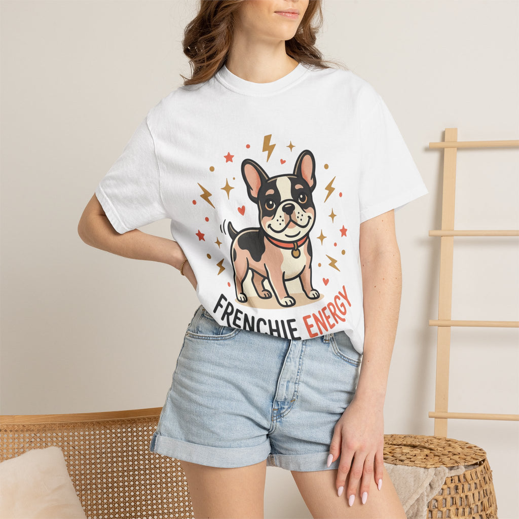 Frenchie Energy T-Shirt — Cute French Bulldog Graphic Tee