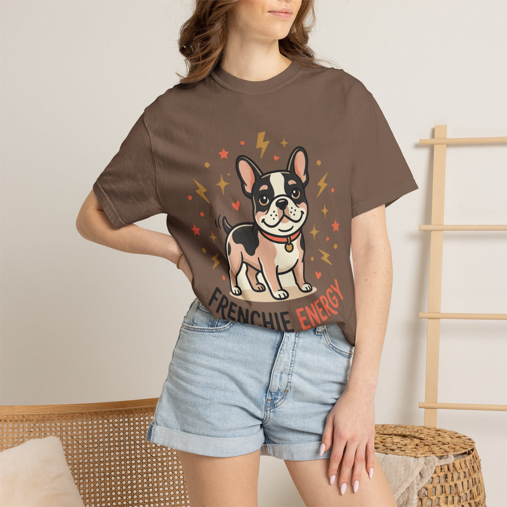 Frenchie Energy T-Shirt — Cute French Bulldog Graphic Tee