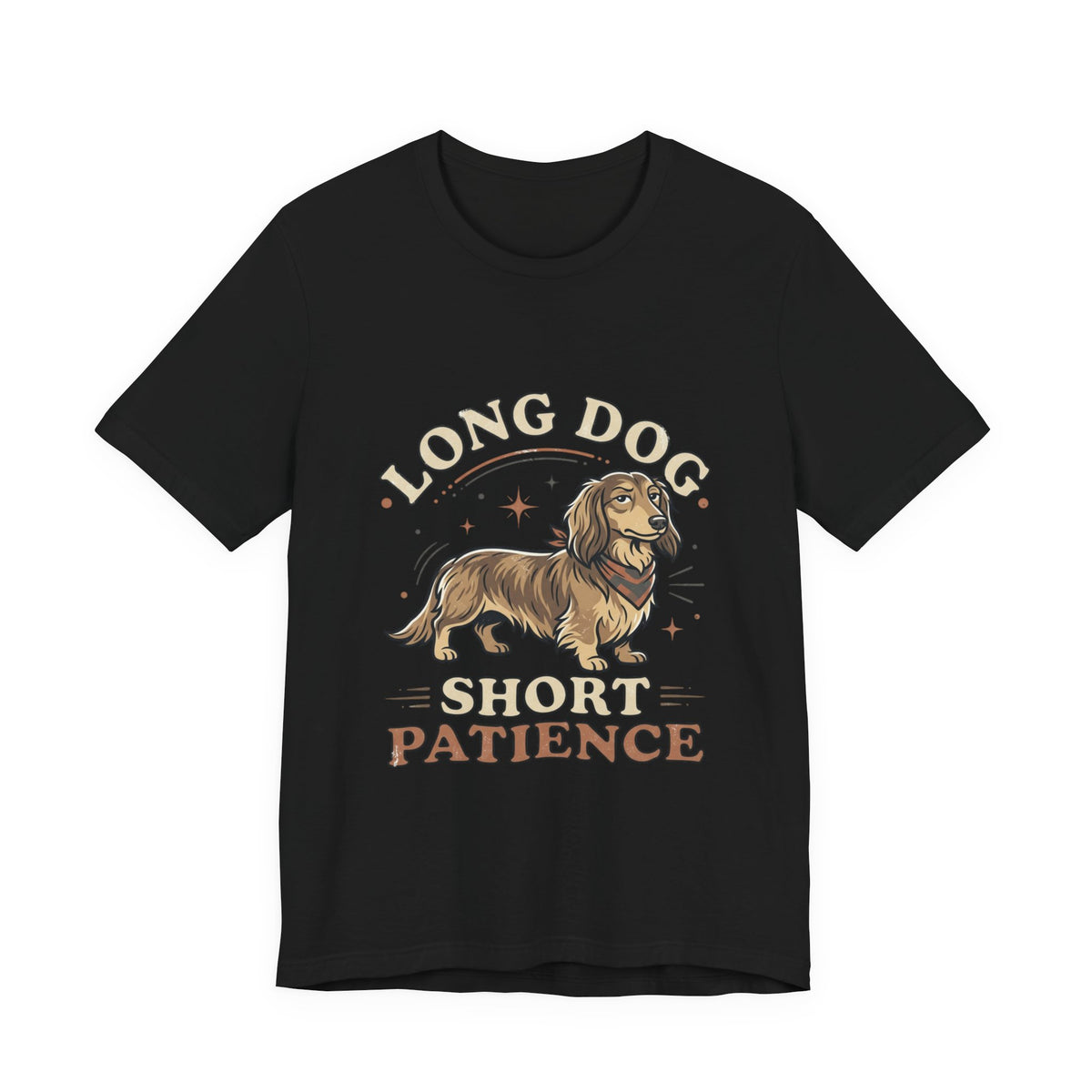 Dachshund 'Long Dog Short Patience' T-Shirt
