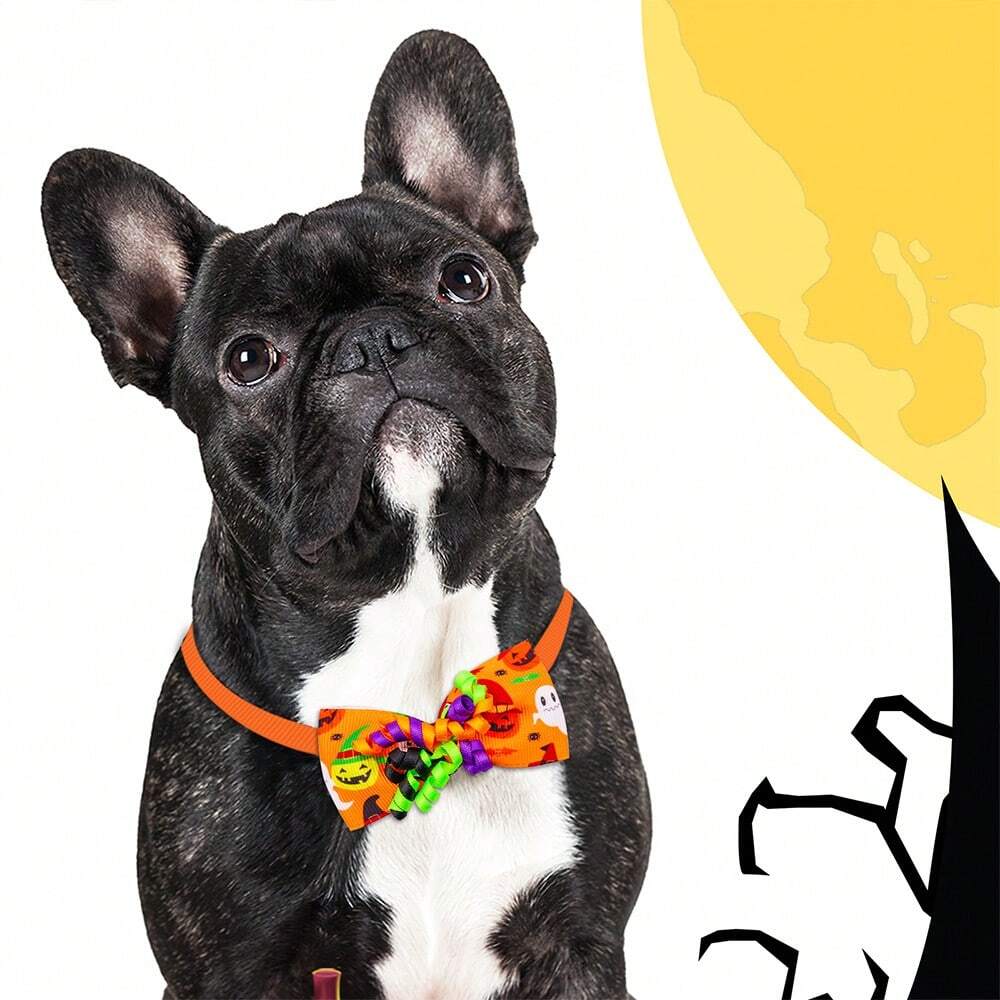 Halloween Dog Bow Ties Pet Grooming Small Dog Cat Bows