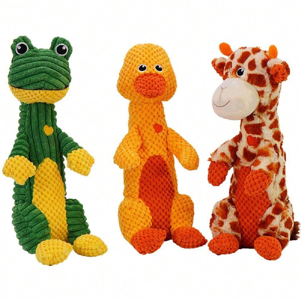 Plush Pet Squeaky Molar Toy for Dogs and Cats