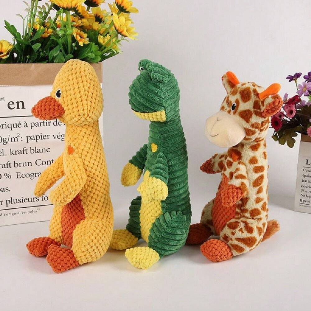 Plush Pet Squeaky Molar Toy for Dogs and Cats
