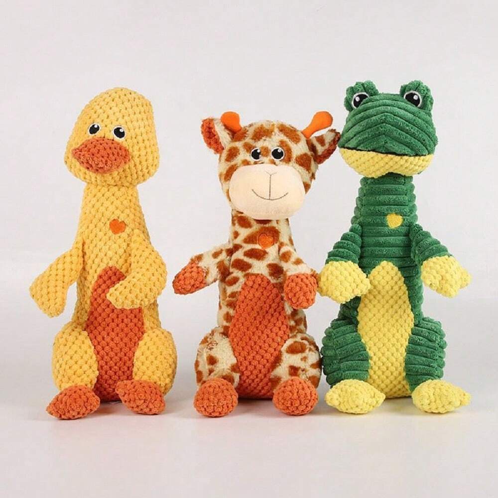 Plush Pet Squeaky Molar Toy for Dogs and Cats
