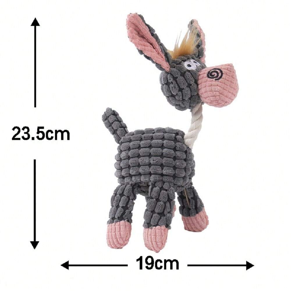 Plush Pet Squeaky Molar Toy for Dogs and Cats