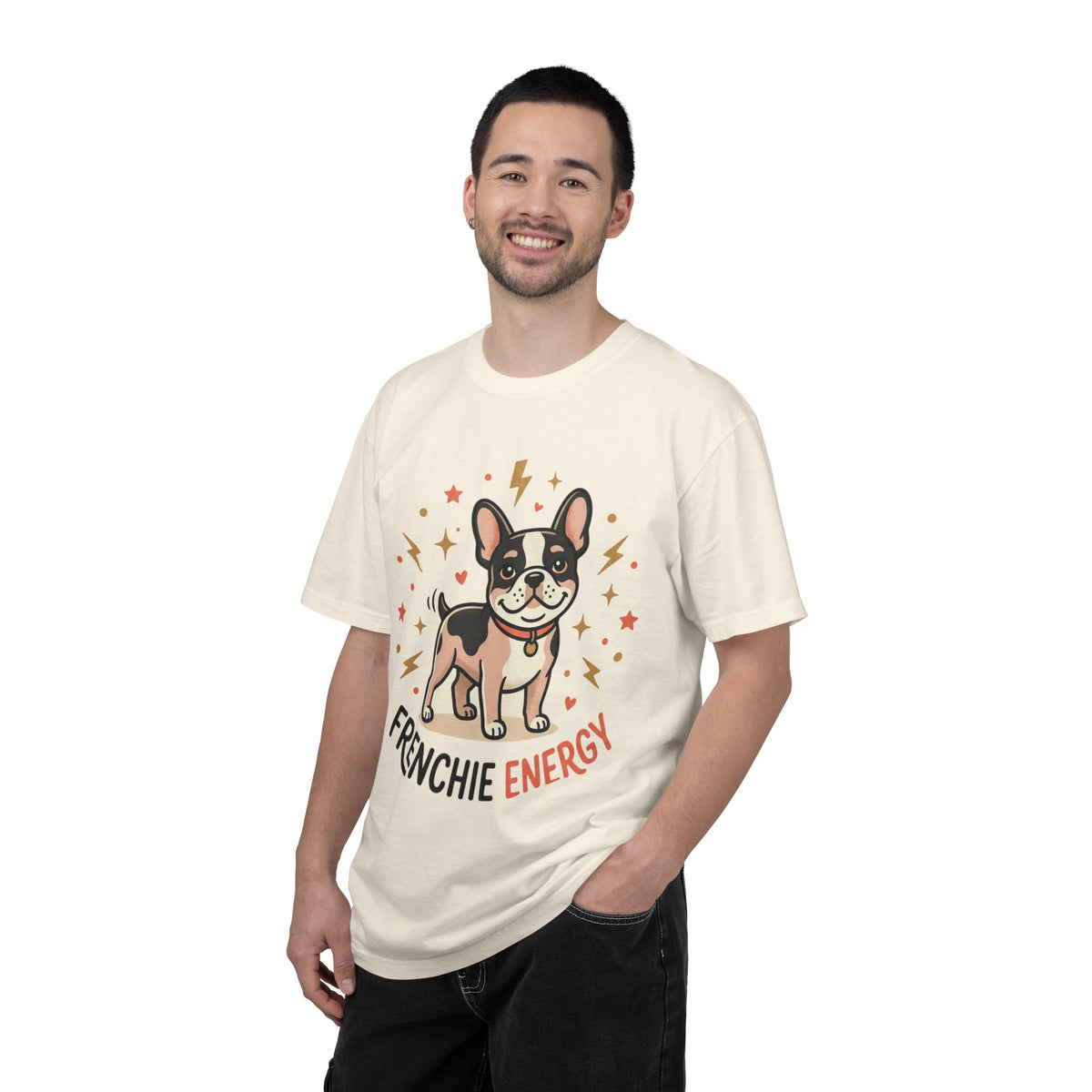 Frenchie Energy T-Shirt — Cute French Bulldog Graphic Tee