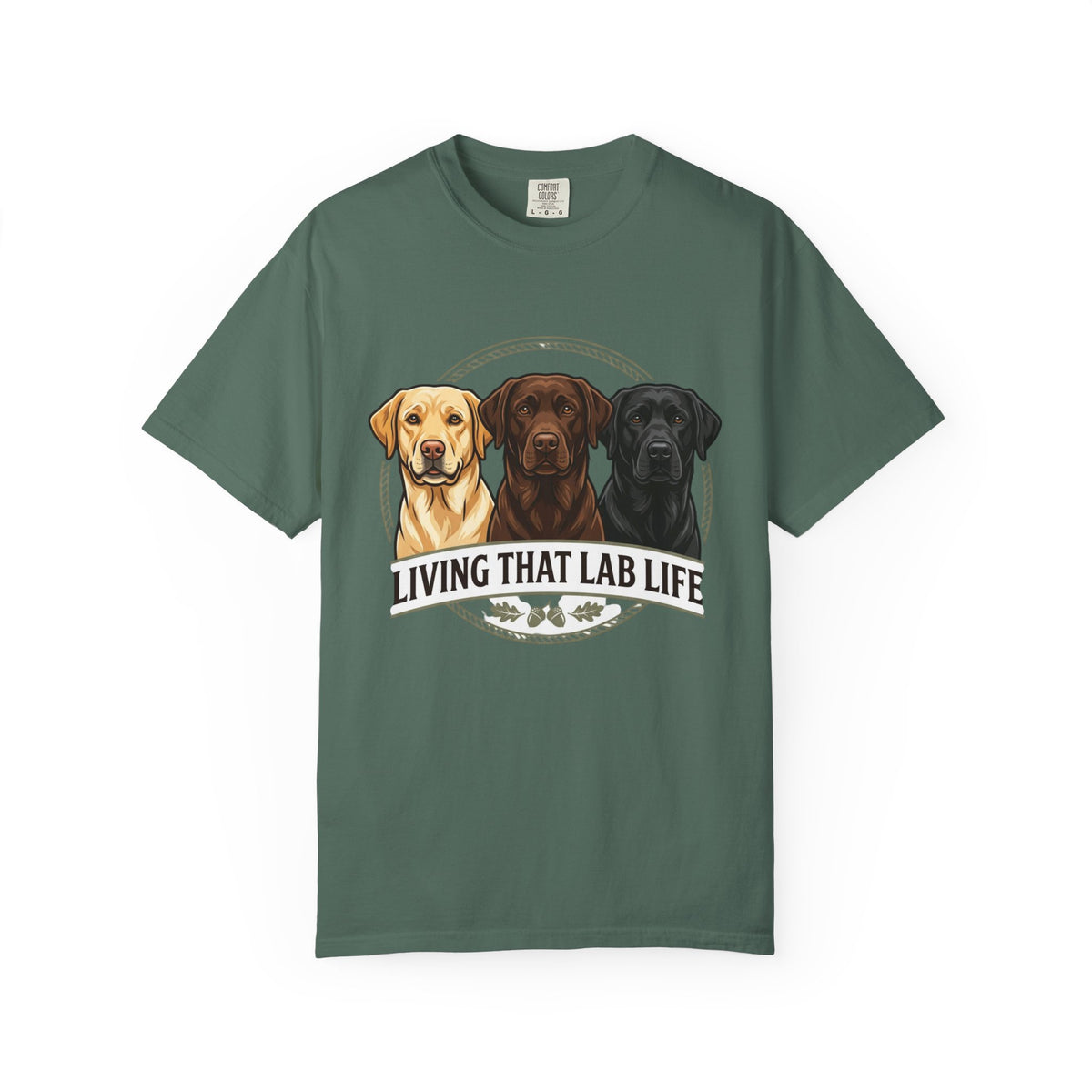 T-shirt Chien Labrador – T-shirt imprimé "Living That Lab Life" pour les amoureux des labradors
