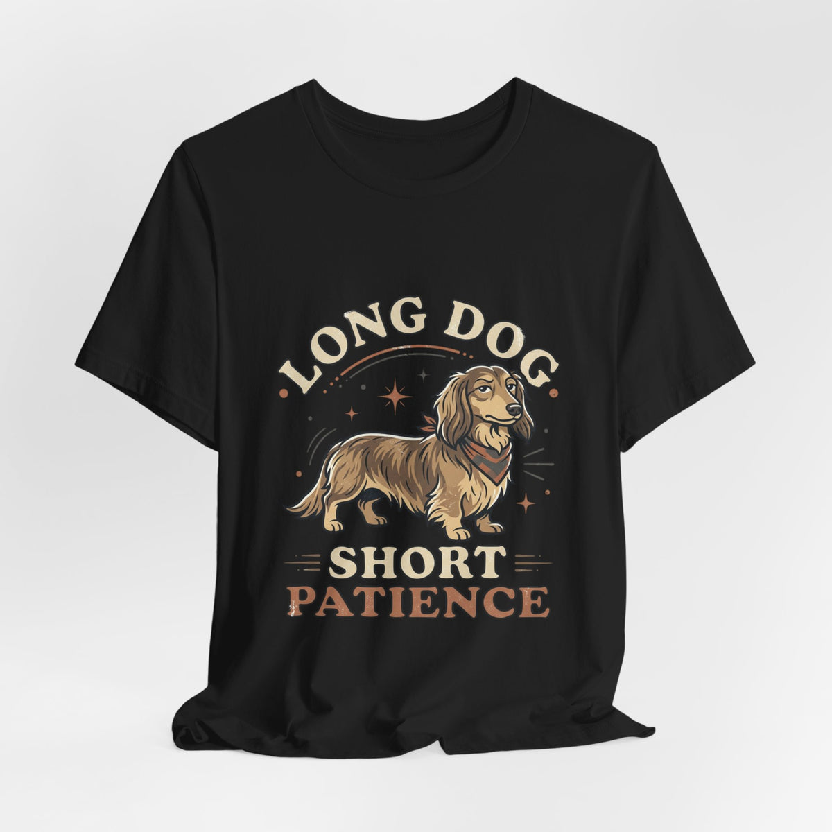 Dachshund 'Long Dog Short Patience' T-Shirt