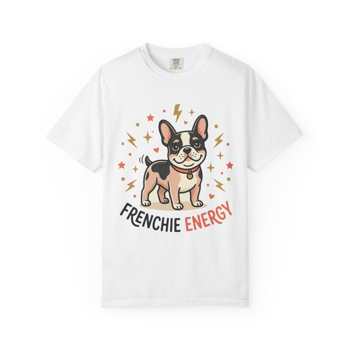 Frenchie Energy T-Shirt — Cute French Bulldog Graphic Tee