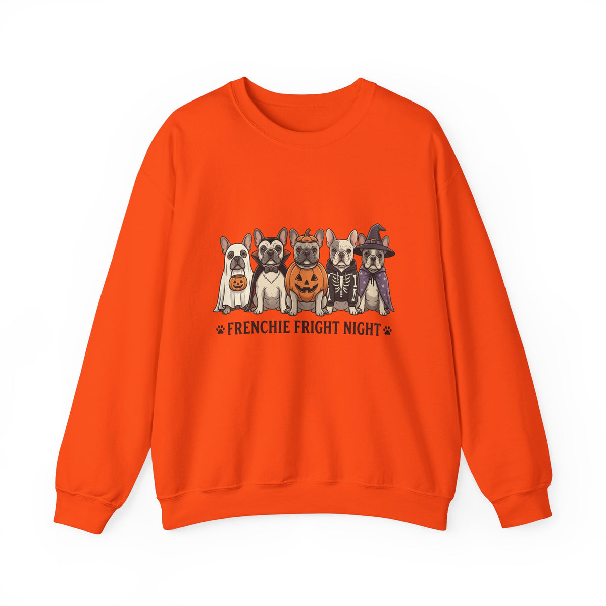 Frenchie Fright Night Sweatshirt | Halloween Dog Costume Crewneck