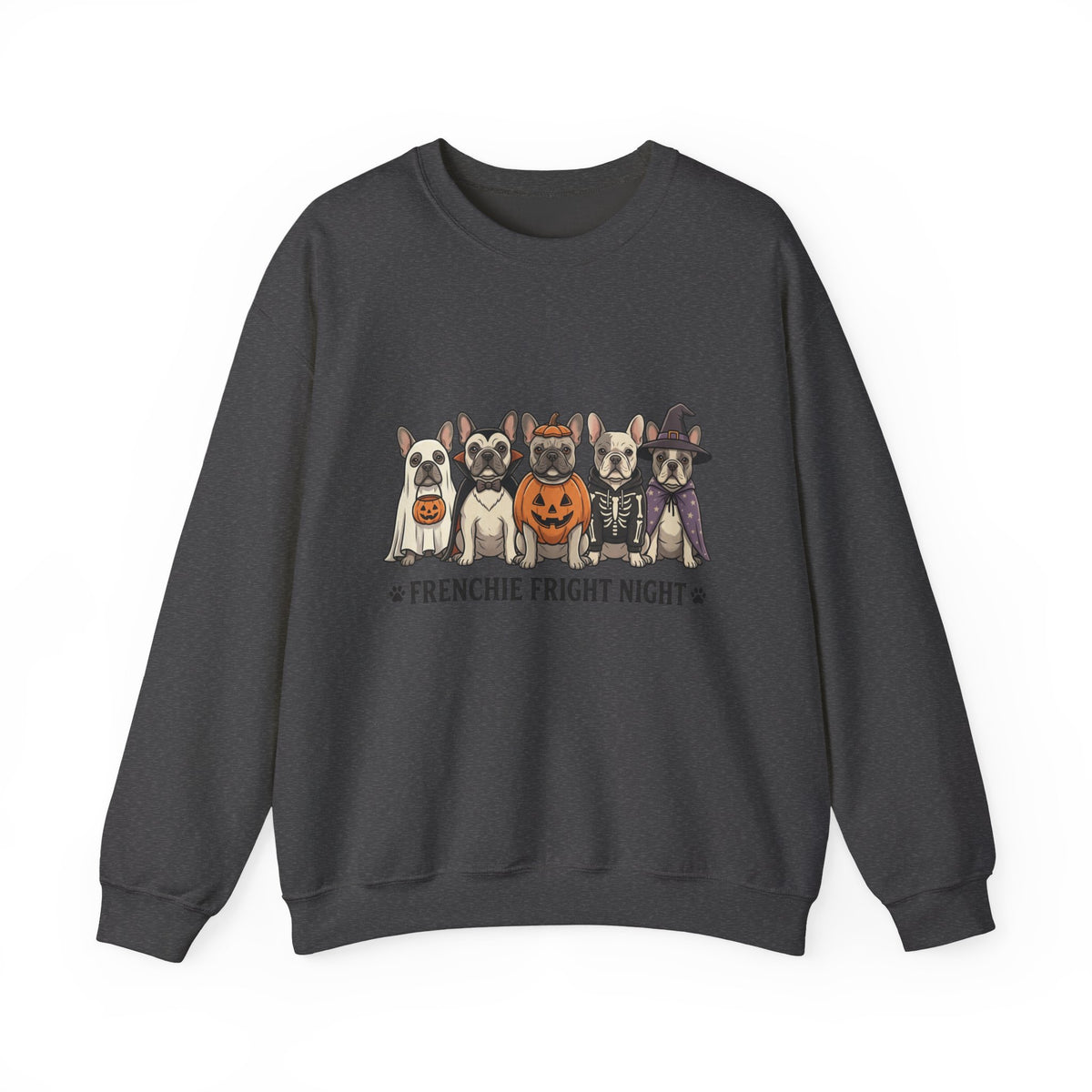 Frenchie Fright Night Sweatshirt | Halloween Dog Costume Crewneck