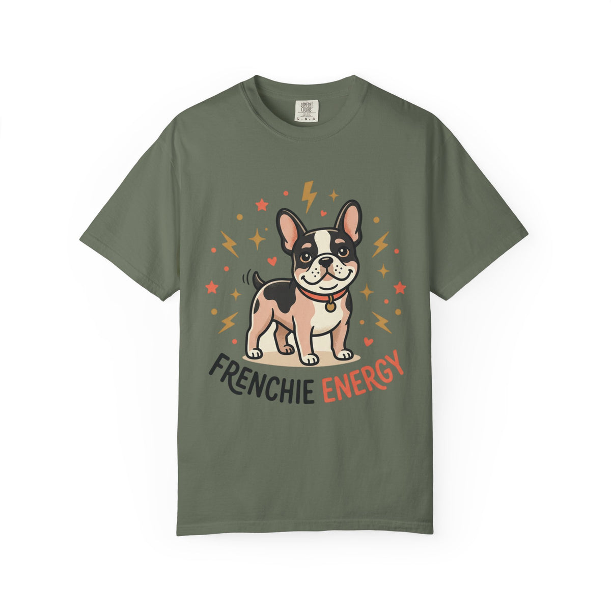 Frenchie Energy T-Shirt — Cute French Bulldog Graphic Tee