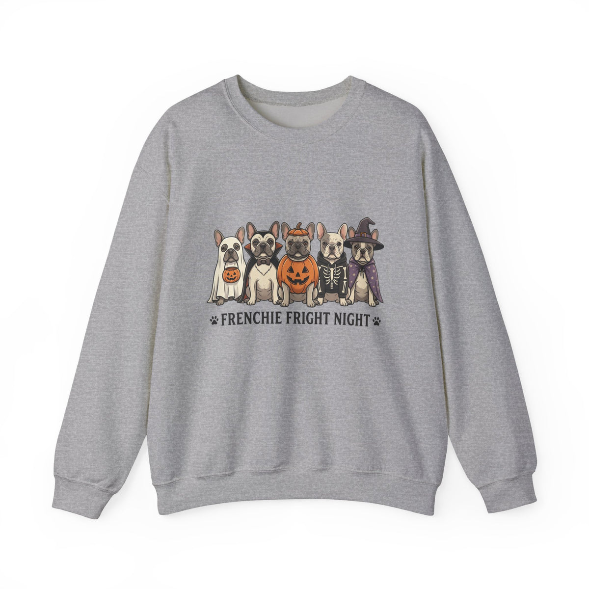 Frenchie Fright Night Sweatshirt | Halloween Dog Costume Crewneck