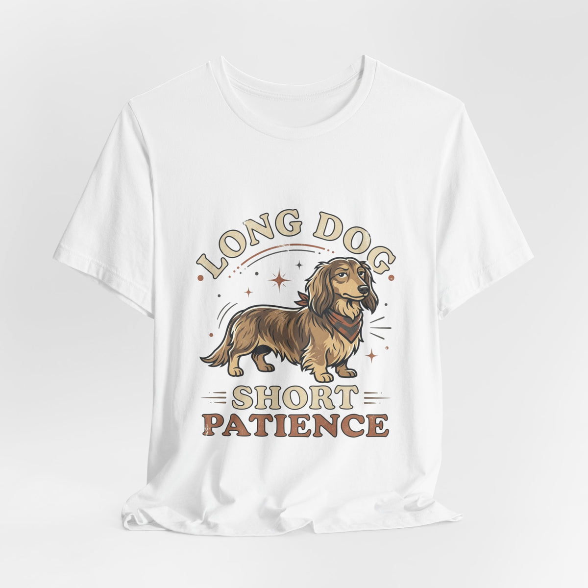 Dachshund 'Long Dog Short Patience' T-Shirt