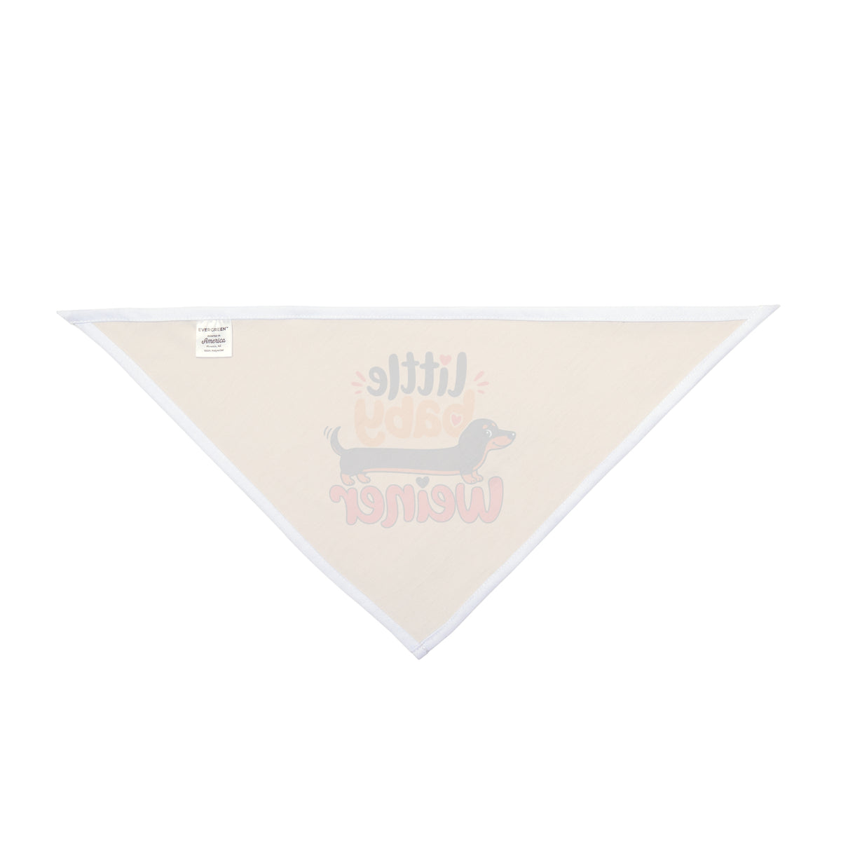 Dachshund Pet Bandana — "Little Baby Weiner" Cute Sausage Dog Bandana for Puppies & Small Dogs