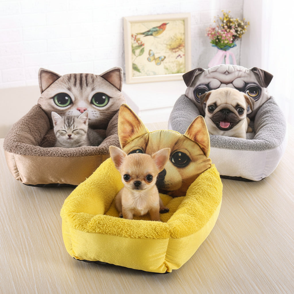 3D Cartoon Shape Dog House, Pet House Dog Mattress Pet Supplies