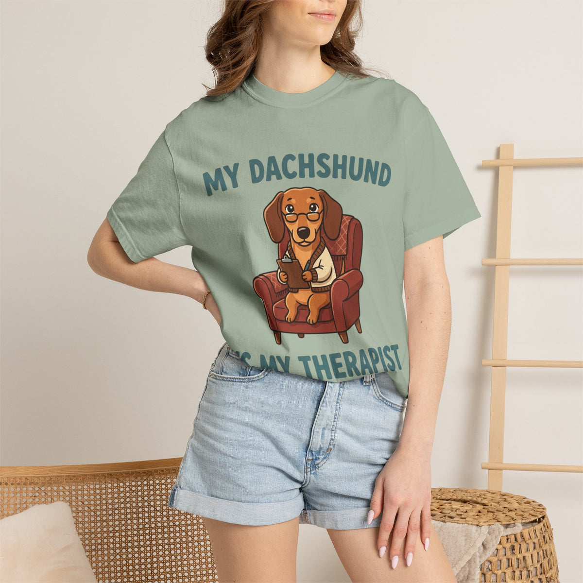 My Dachshund Is My Therapist T-Shirt