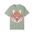 Corgi Heart Sunglasses T-Shirt — Retro Cute Dog Graphic Tee