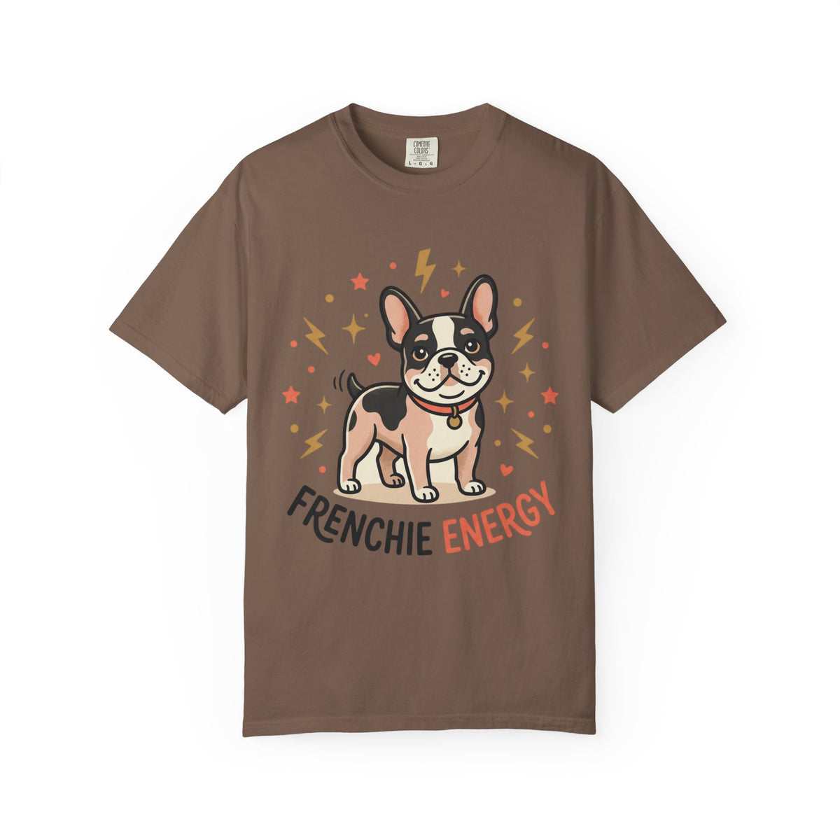 Frenchie Energy T-Shirt — Cute French Bulldog Graphic Tee
