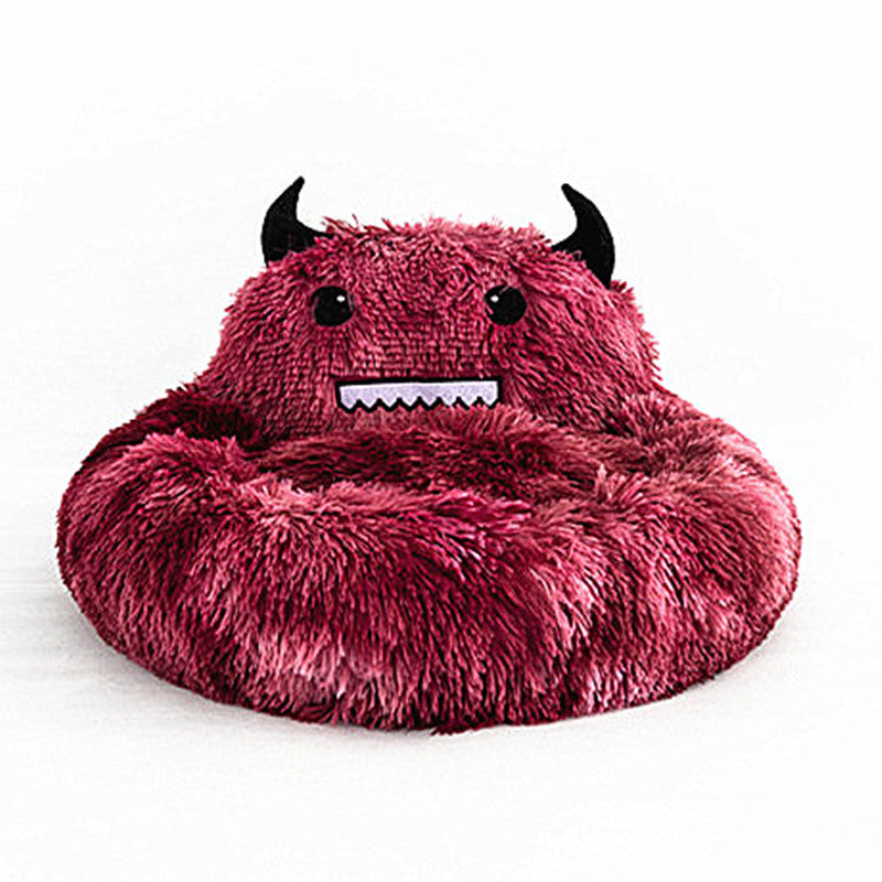 Pet Supplies. Plush Small Monster, Pet Nest Mattress. Creative Dog Nest, Halloween Bed