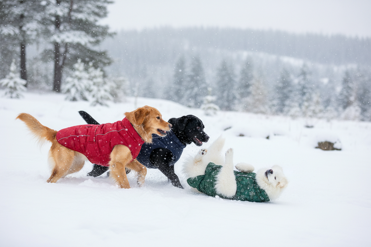 Pet Dog Supplies Winter Padded Dog Clothes Chest and Back Zipper Jacket Pet Clothes Chest and Back